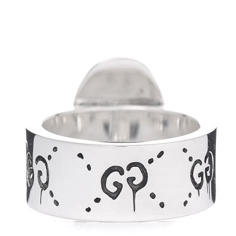 gucci sterling silver lady's wrap ring|gucci ghost ring price.